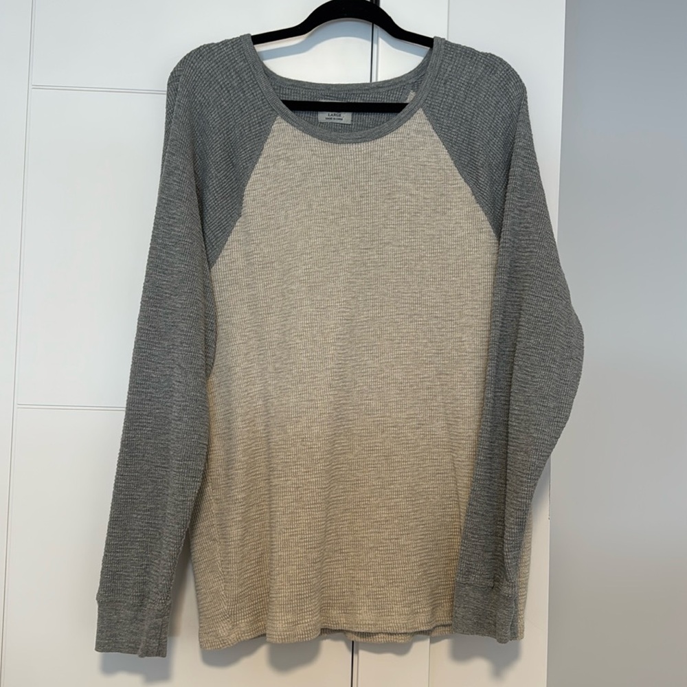 Large Grey Mens Lucky Brand Shirt